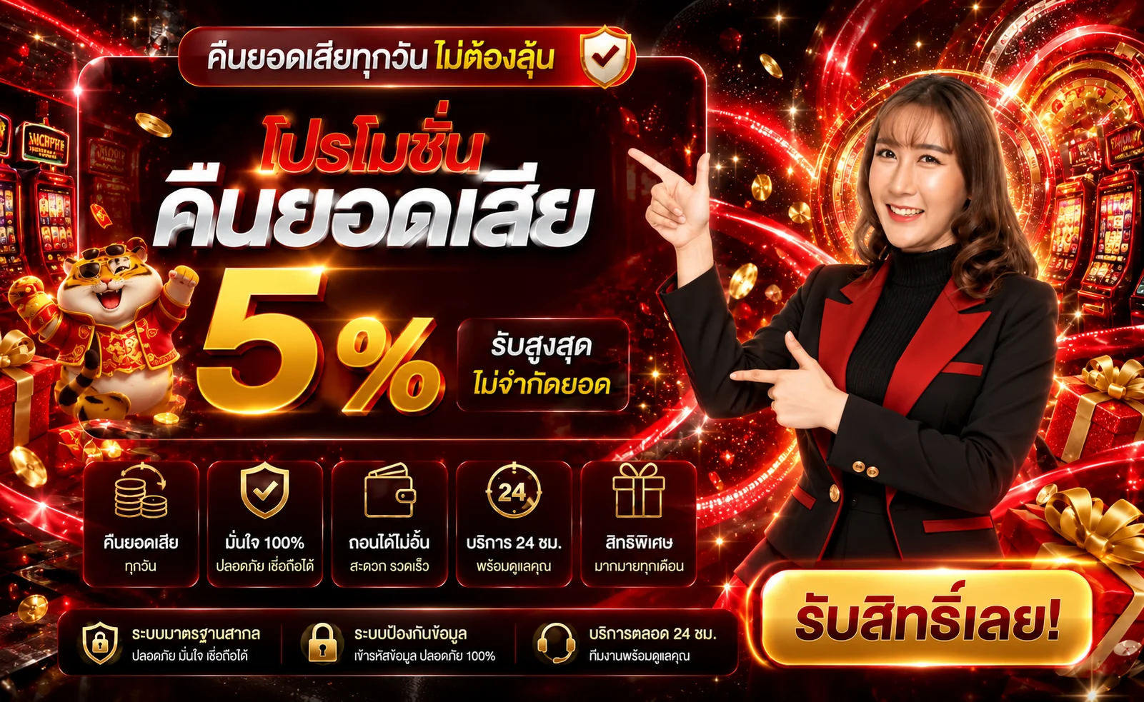 โปรโมชั่นคืนยอดเสียและมาสคอต PG สำหรับสมาชิก BLOOM69
